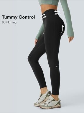 OneForm Seamless Flow Mid Rise Tummy Control Butt Lifting Yoga Leggings